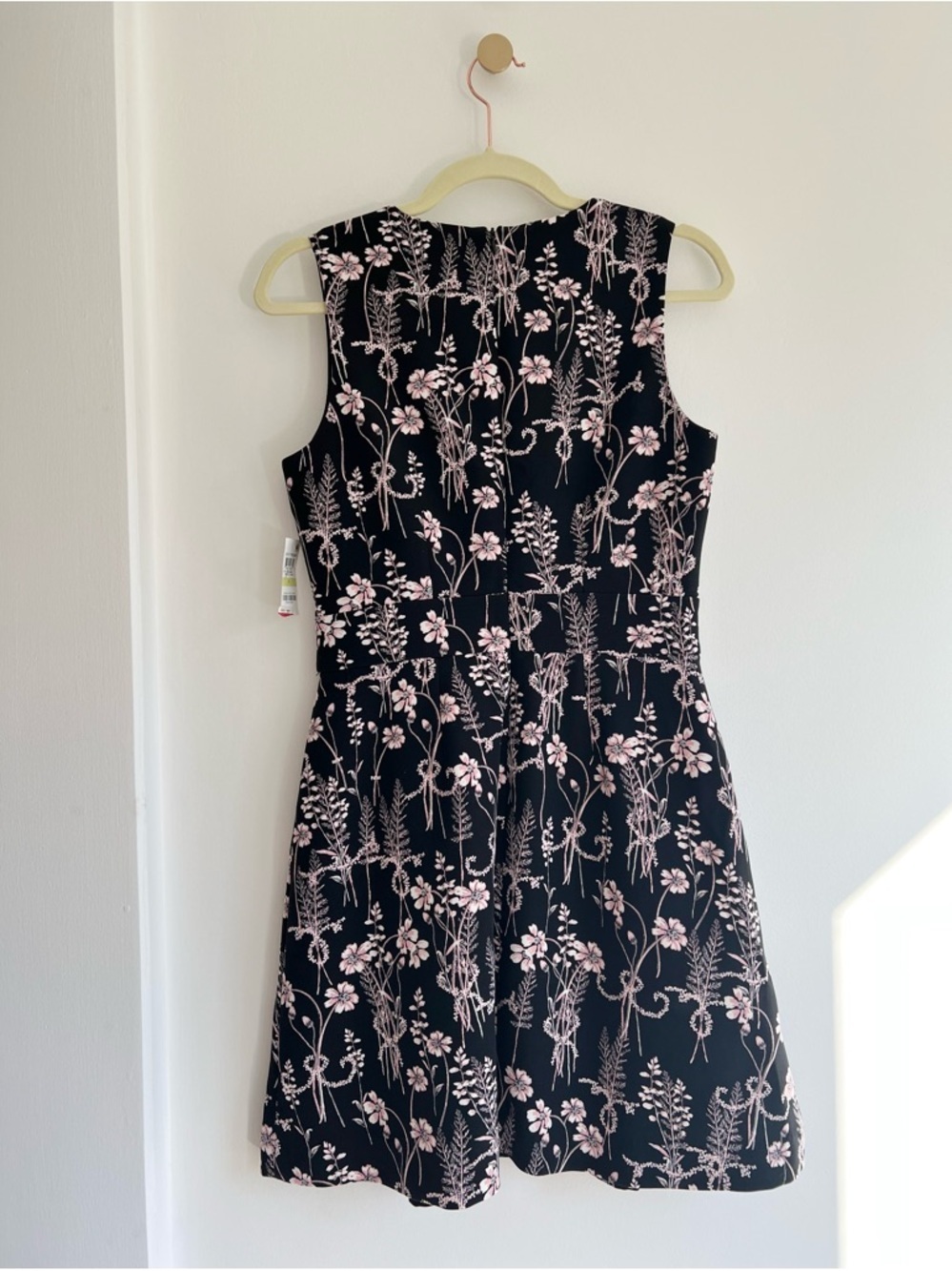 Maison Jules Sprigs of Change Floral Fit & Flare Dress, Black Pink | Women’s (4) - Picture 5 of 9